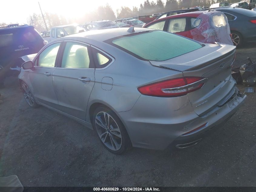 2020 Ford Fusion Titanium VIN: 3FA6P0D90LR173767 Lot: 40680629