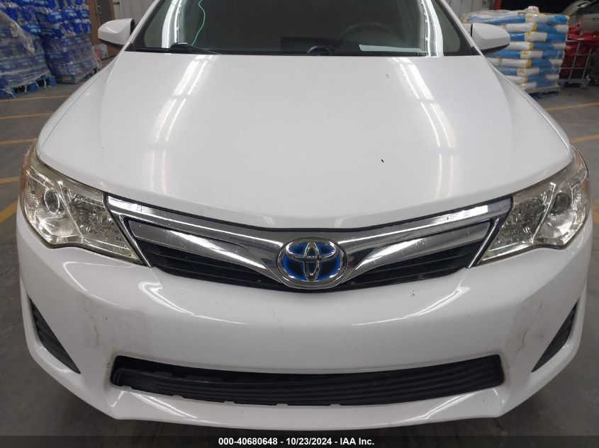 2012 Toyota Camry Hybrid Le VIN: 4T1BD1FK5CU042930 Lot: 40680648