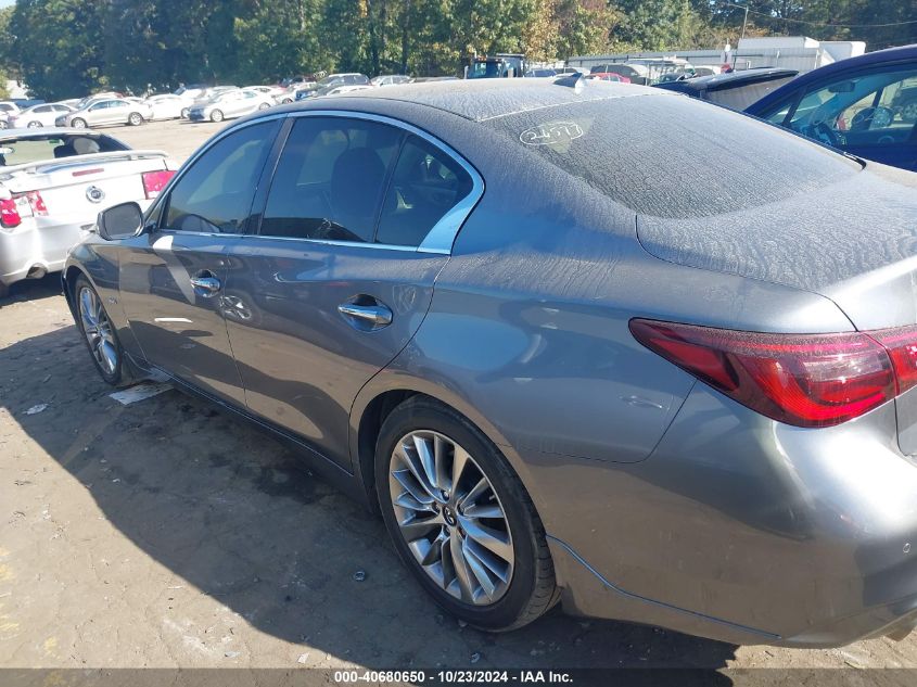 2019 Infiniti Q50 3.0T Luxe VIN: JN1EV7AP0KM543228 Lot: 40680650