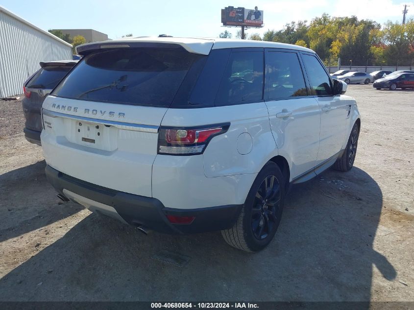 2015 Land Rover Range Rover Sport 3.0L V6 Supercharged Hse VIN: SALWR2VFXFA522218 Lot: 40680654