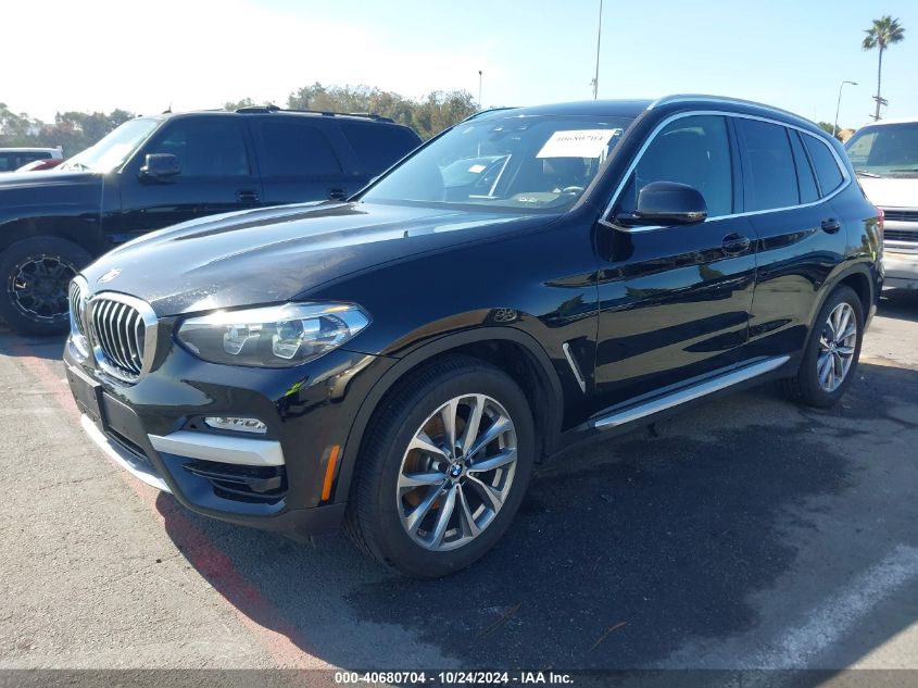 VIN 5UXTR9C58KLR04693 2019 BMW X3, Xdrive30I no.2