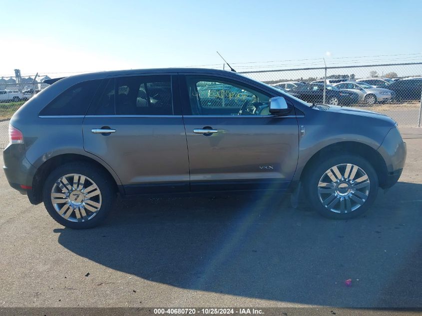 2010 Lincoln Mkx VIN: 2LMDJ8JC1ABJ21903 Lot: 40680720