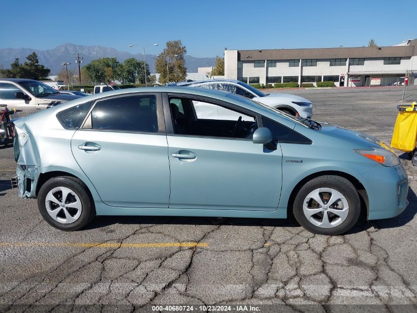 2013 Toyota Prius Three VIN: JTDKN3DU6D5604296 Lot: 40680724