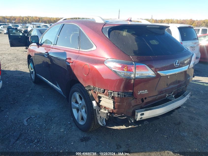 2013 Lexus Rx 350 VIN: 2T2BK1BA0DC183759 Lot: 40680788