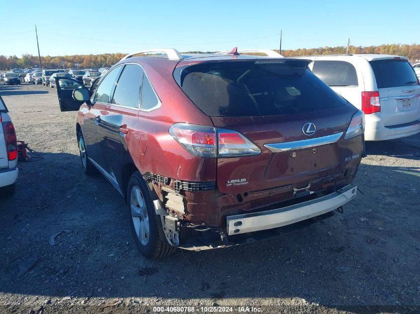 VIN 2T2BK1BA0DC183759 2013 Lexus RX, 350 no.3