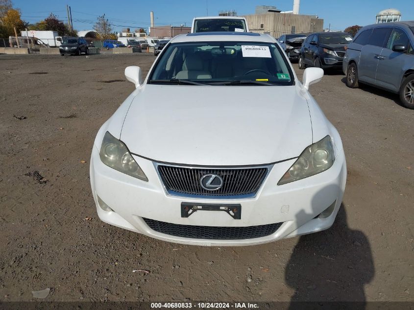 2007 Lexus Is 250 VIN: JTHCK262672017894 Lot: 40680833