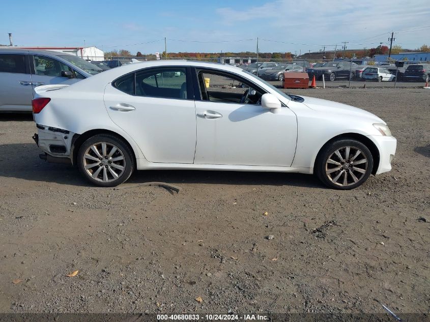 2007 Lexus Is 250 VIN: JTHCK262672017894 Lot: 40680833