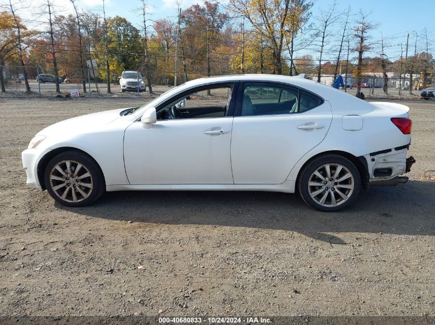 2007 Lexus Is 250 VIN: JTHCK262672017894 Lot: 40680833