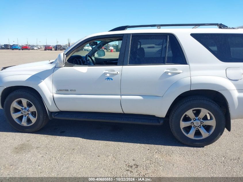 2007 Toyota 4Runner Limited V8 VIN: JTEBT17R870065968 Lot: 40680853