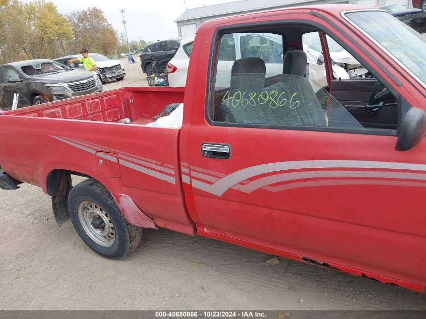 1989 Toyota Pickup 1/2 Ton Sht Wheelbase Dlx VIN: JT4RN81P0K5033220 Lot: 40680866