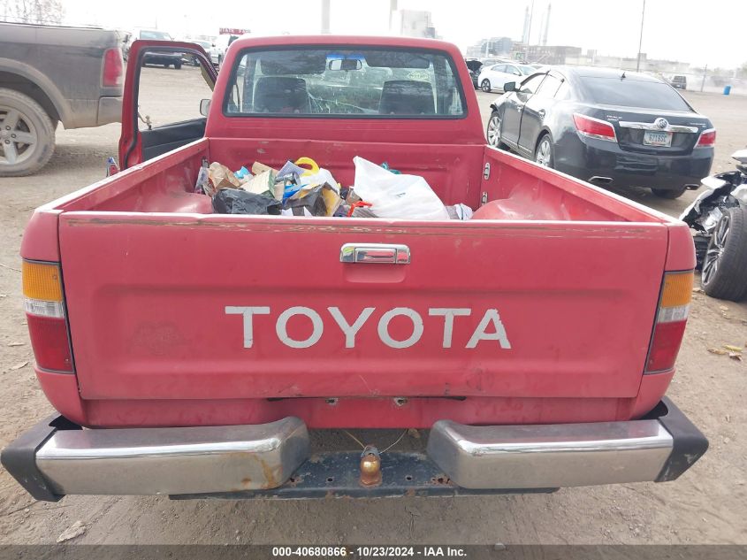 1989 Toyota Pickup 1/2 Ton Sht Wheelbase Dlx VIN: JT4RN81P0K5033220 Lot: 40680866