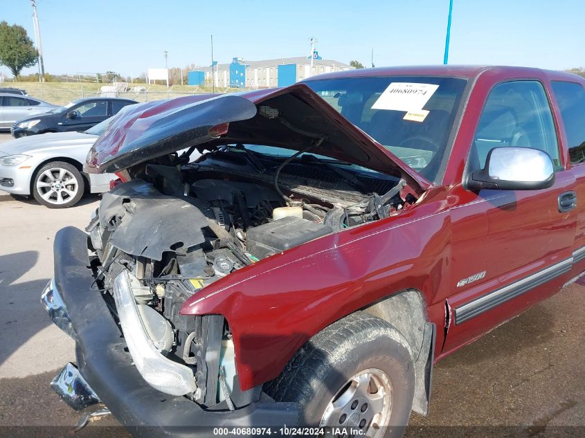 2002 Chevrolet Silverado 1500 Ls VIN: 1GCEK19T62E121804 Lot: 40680974