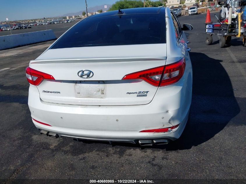 2015 Hyundai Sonata Limited 2.0T VIN: 5NPE34AB7FH181176 Lot: 40680985