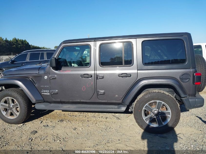 2018 Jeep Wrangler Unlimited Sahara 4X4 VIN: 1C4HJXEN6JW320337 Lot: 40680996