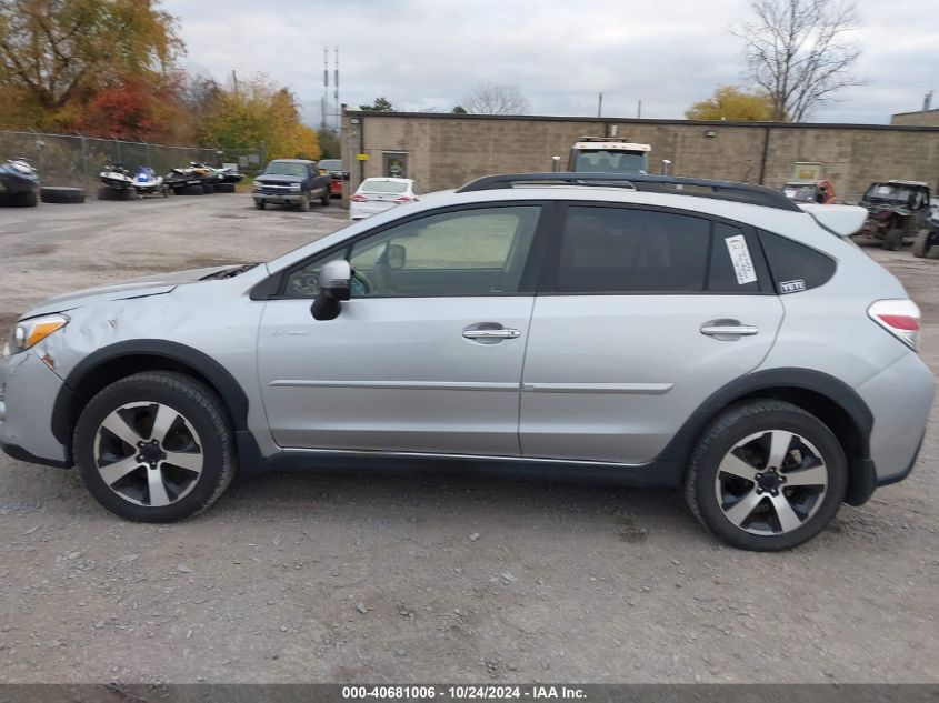 2014 Subaru Xv Crosstrek Hybrid 2.0I Touring VIN: JF2GPBKC6EH247482 Lot: 40681006