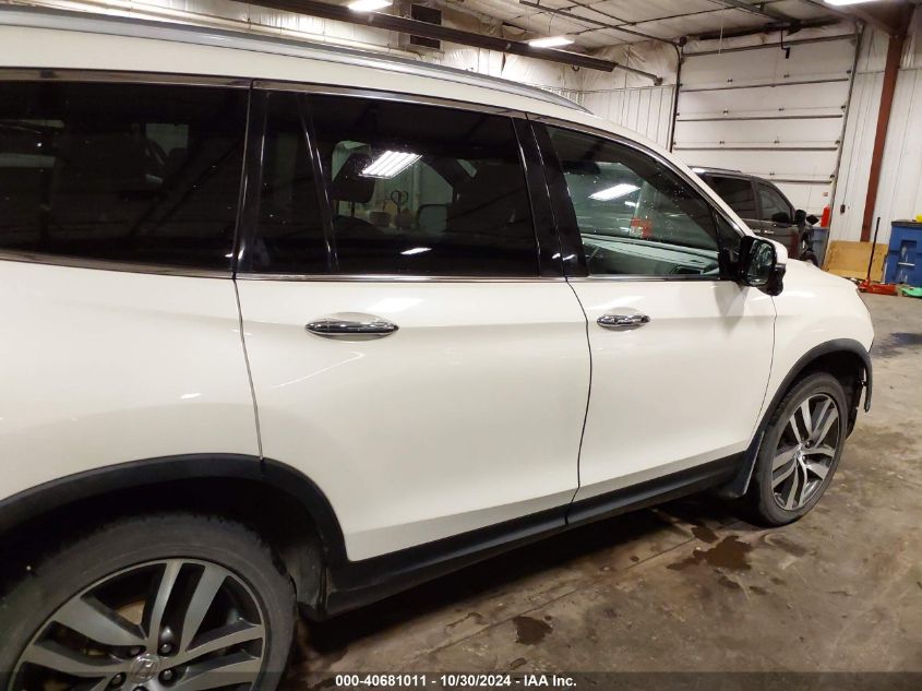 2018 Honda Pilot Touring VIN: 5FNYF6H90JB011509 Lot: 40681011