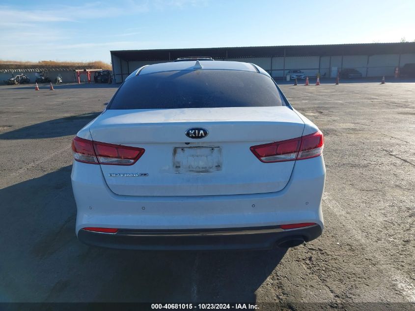 2018 Kia Optima Lx VIN: 5XXGT4L37JG195016 Lot: 40681015