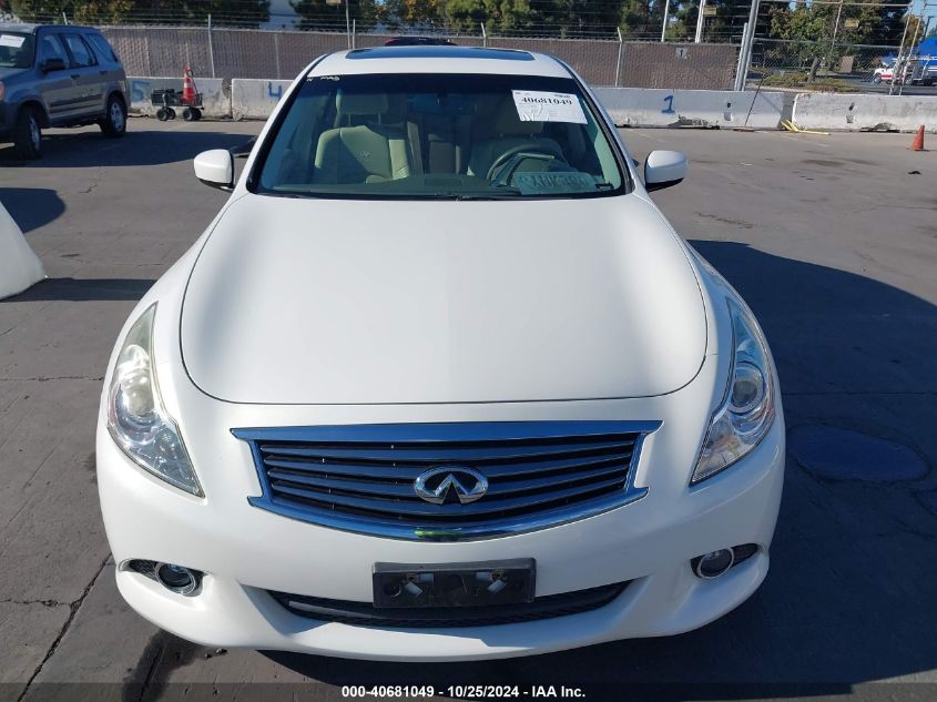 2011 Infiniti G37 Journey VIN: JN1CV6AP2BM504755 Lot: 40681049