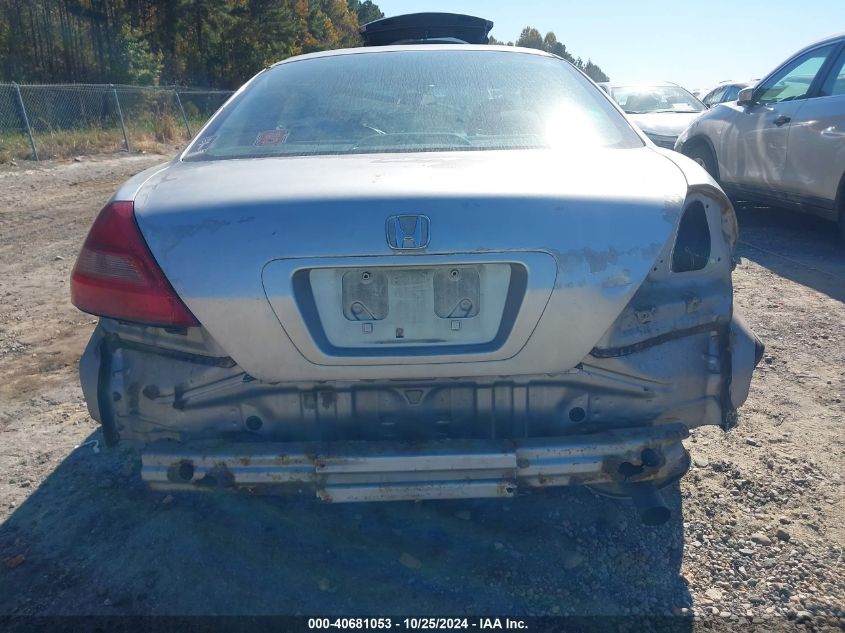 2003 Honda Accord 2.4 Lx VIN: 1HGCM72293A002564 Lot: 40681053