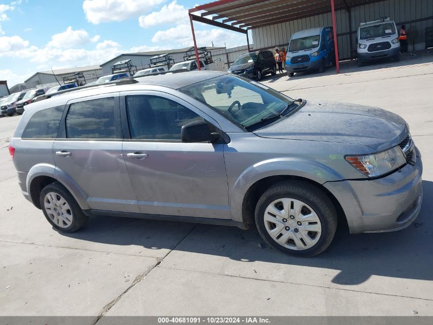 2016 Dodge Journey Se VIN: 3C4PDCAB8GT247672 Lot: 40681091