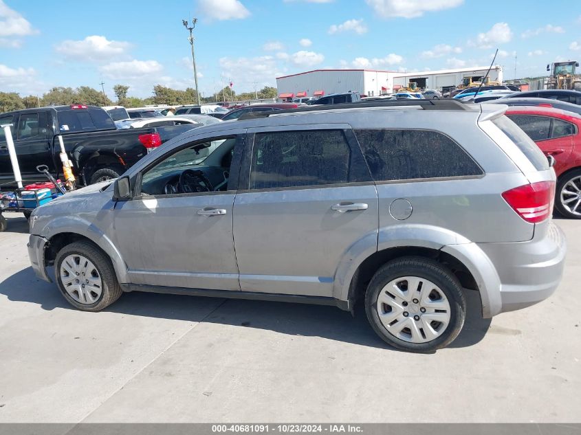 2016 Dodge Journey Se VIN: 3C4PDCAB8GT247672 Lot: 40681091