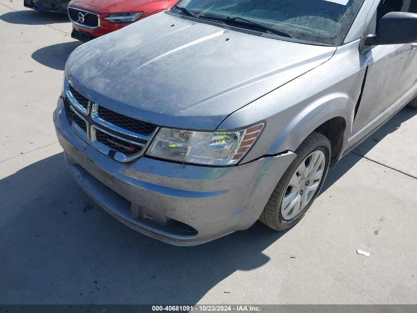 2016 Dodge Journey Se VIN: 3C4PDCAB8GT247672 Lot: 40681091