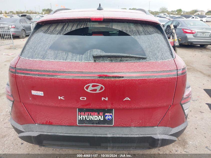 2024 Hyundai Kona Sel VIN: KM8HC3AB3RU122588 Lot: 40681107