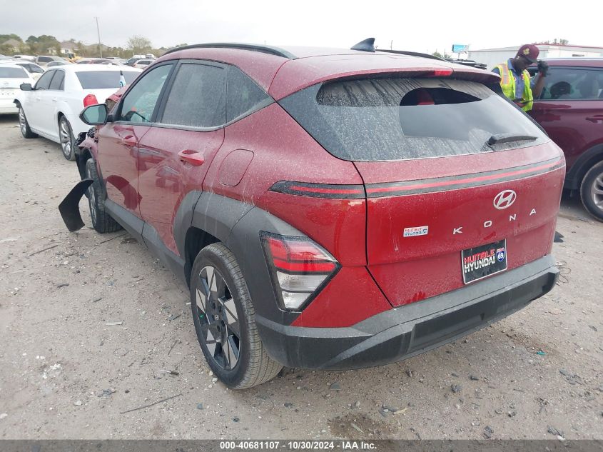 2024 Hyundai Kona Sel VIN: KM8HC3AB3RU122588 Lot: 40681107