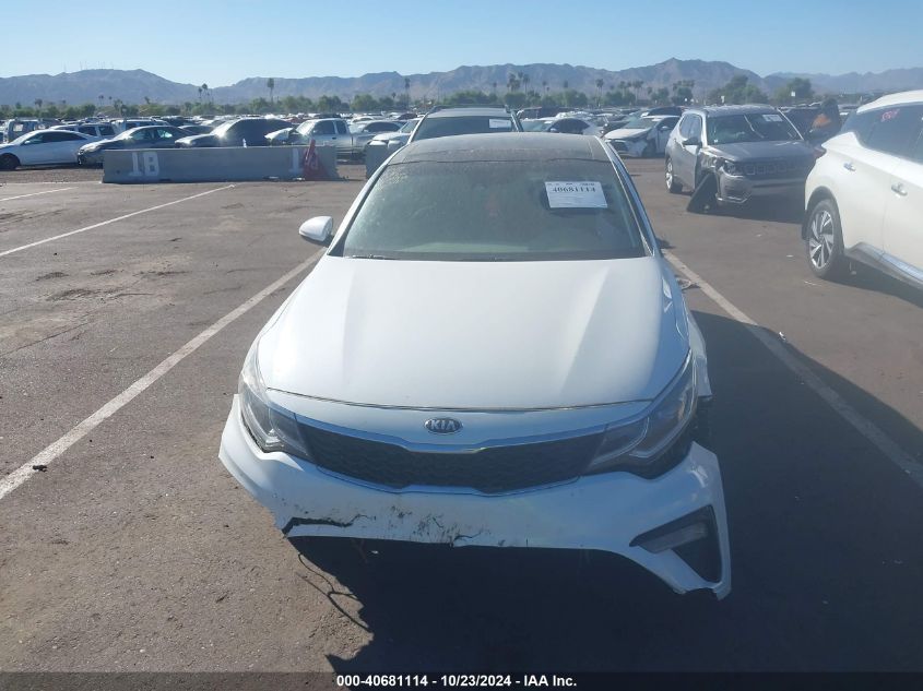 2019 Kia Optima S VIN: 5XXGT4L36KG349989 Lot: 40681114