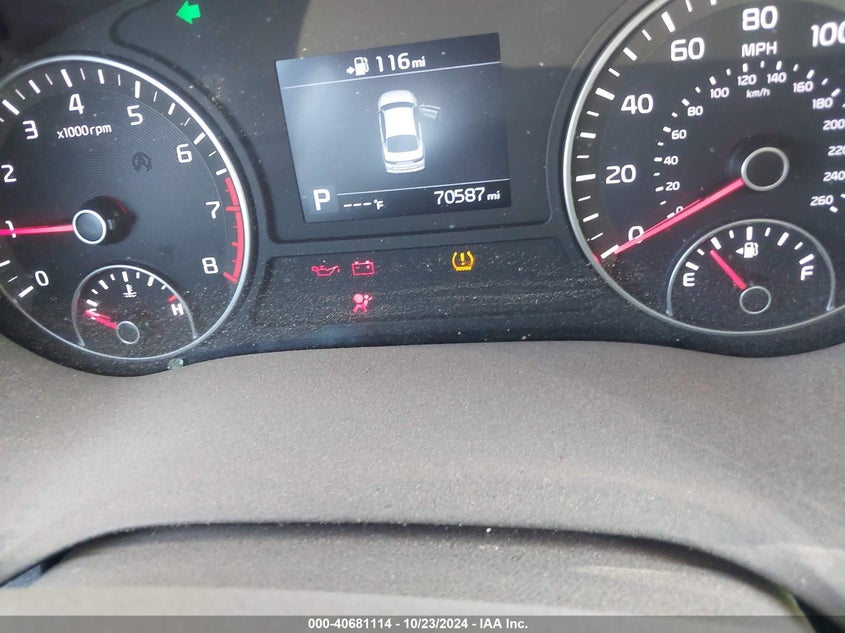 2019 KIA OPTIMA VIN: 5XXGT4L36KG349989