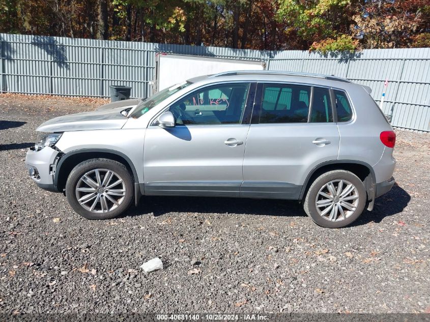 2016 Volkswagen Tiguan Se VIN: WVGBV7AX1GW606523 Lot: 40681140