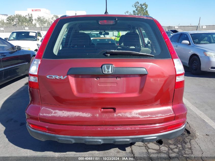 2010 Honda Cr-V Lx VIN: JHLRE3H33AC009271 Lot: 40681151