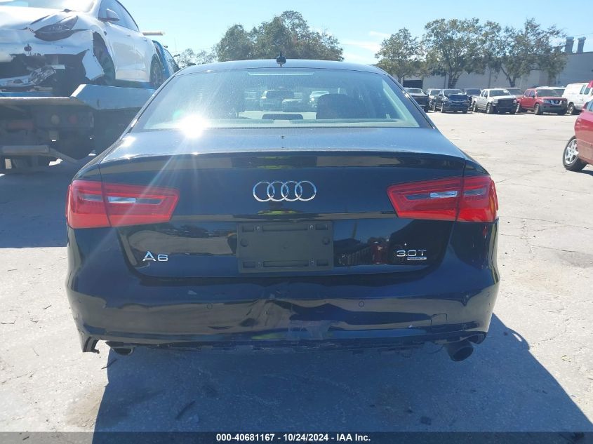 2015 Audi A6 3.0T Premium Plus VIN: WAUFGAFCXFN042102 Lot: 40681167