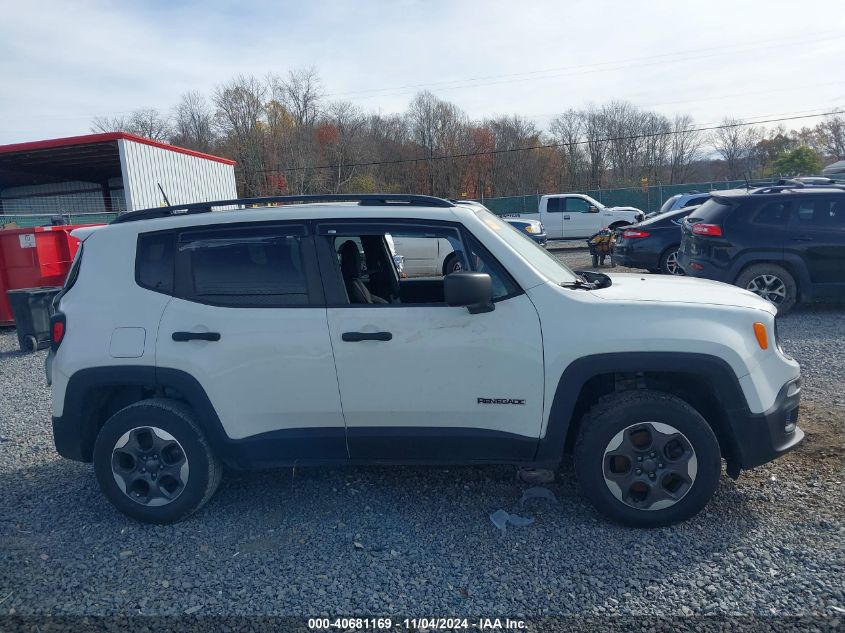 2017 Jeep Renegade Sport 4X4 VIN: ZACCJBAB6HPG42945 Lot: 40681169