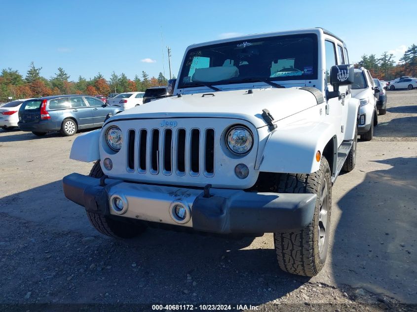 2017 Jeep Wrangler Unlimited Sahara 4X4 VIN: 1C4BJWEG1HL706631 Lot: 40681172