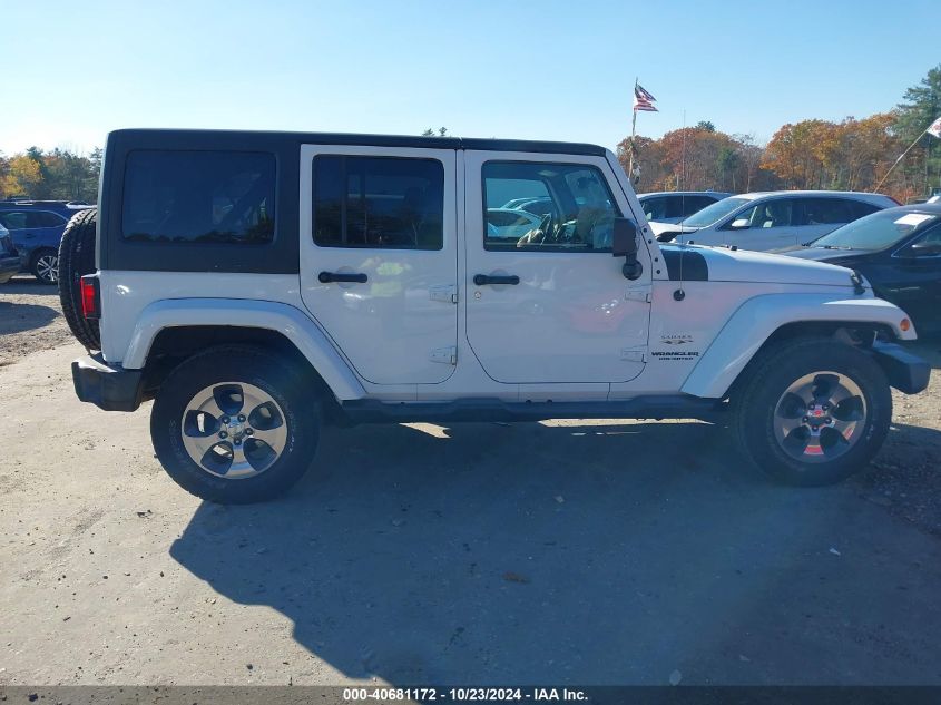 2017 Jeep Wrangler Unlimited Sahara 4X4 VIN: 1C4BJWEG1HL706631 Lot: 40681172