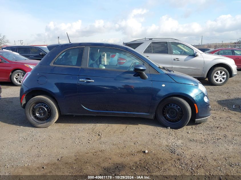 2013 Fiat 500 Pop VIN: 3C3CFFAR4DT665914 Lot: 40681178