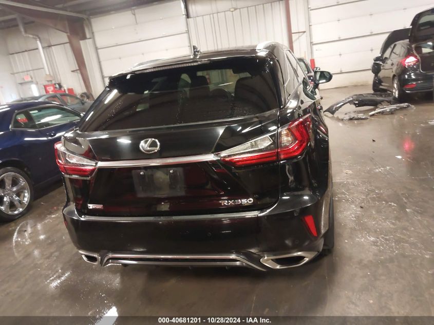 2018 Lexus Rx 350 F Sport VIN: 2T2BZMCA5JC164857 Lot: 40681201