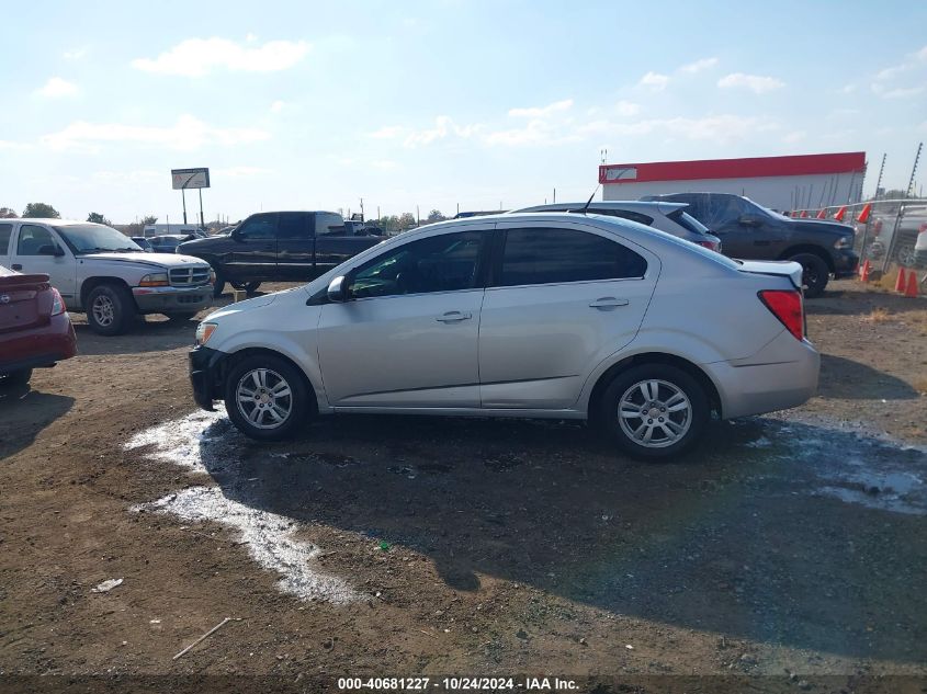 2012 Chevrolet Sonic 2Lt VIN: 1G1JC5SHXC4223051 Lot: 40681227