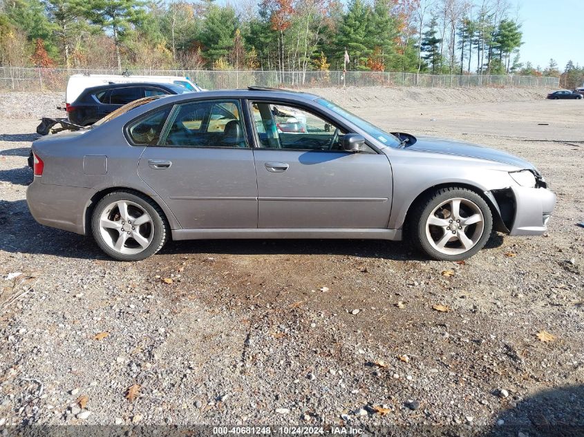 2008 Subaru Legacy 2.5I Limited VIN: 4S3BL626687217348 Lot: 40681248