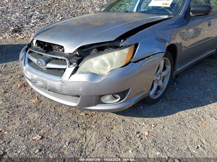 2008 Subaru Legacy 2.5I Limited VIN: 4S3BL626687217348 Lot: 40681248