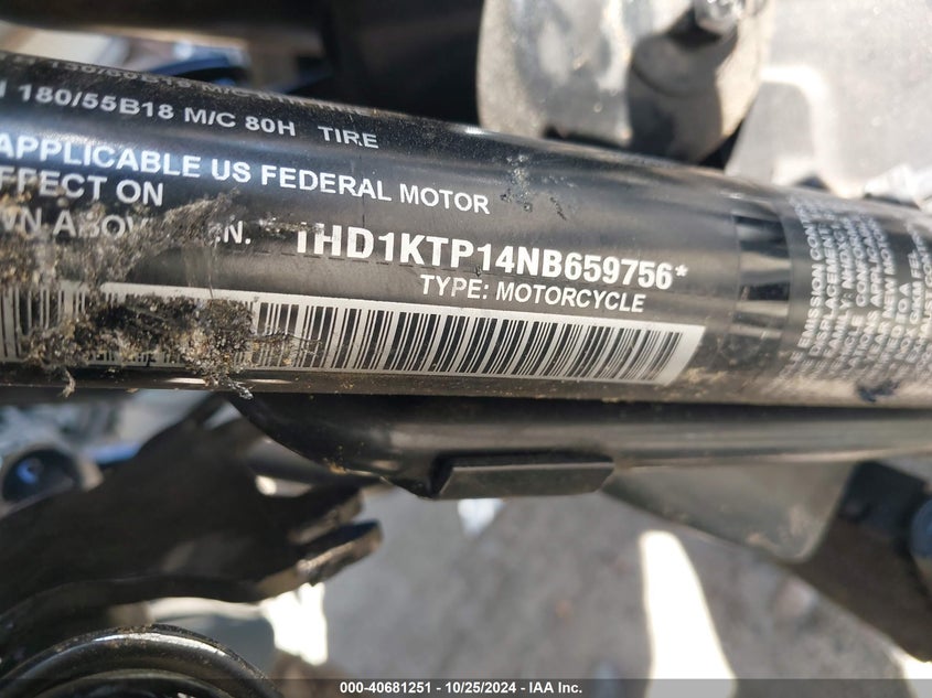 VIN 1HD1KTP14NB659756 2022 HARLEY-DAVIDSON FLTRXS