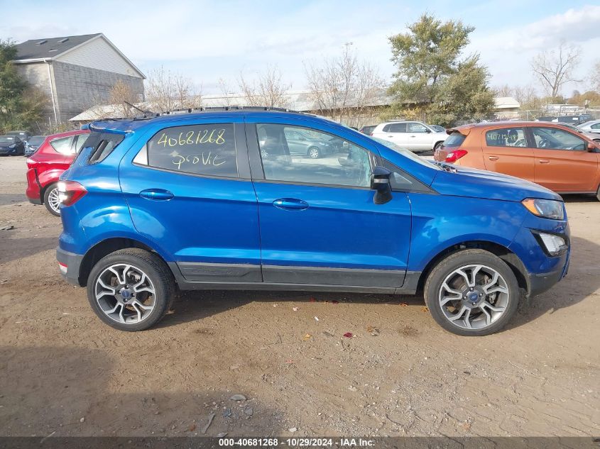 2020 Ford Ecosport Ses VIN: MAJ6S3JLXLC315220 Lot: 40681268