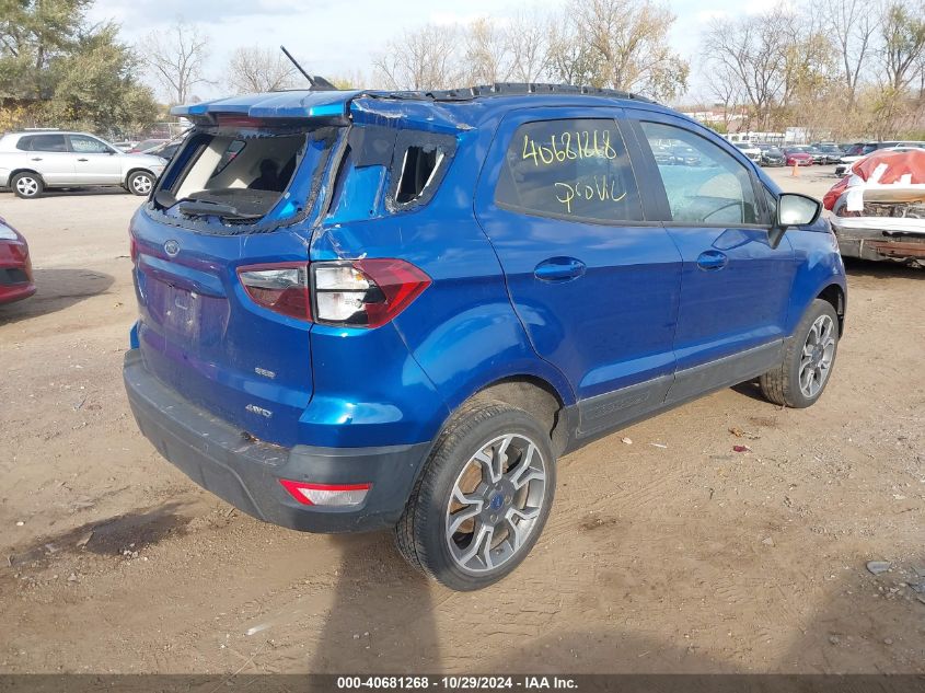 2020 Ford Ecosport Ses VIN: MAJ6S3JLXLC315220 Lot: 40681268