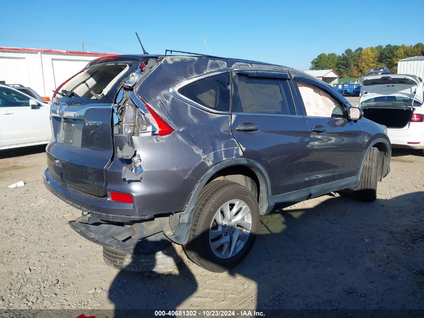 2015 Honda Cr-V Ex VIN: 5J6RM4H56FL081297 Lot: 40681302