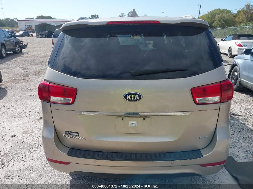 2017 Kia Sedona Lx VIN: KNDMB5C16H6284725 Lot: 40681372