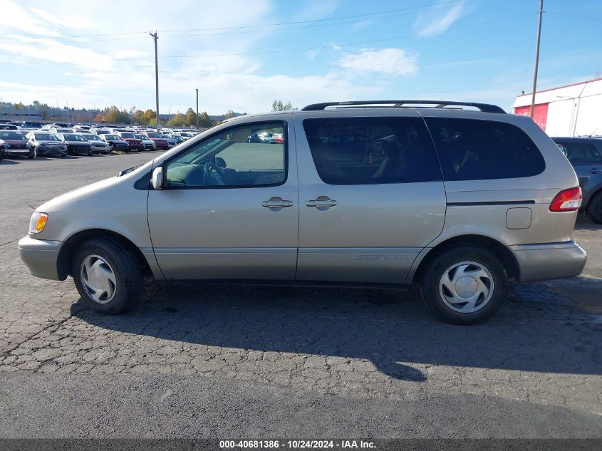 2002 Toyota Sienna Le VIN: 4T3ZF13C92U500559 Lot: 40681386