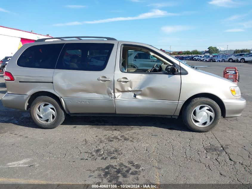 2002 Toyota Sienna Le VIN: 4T3ZF13C92U500559 Lot: 40681386