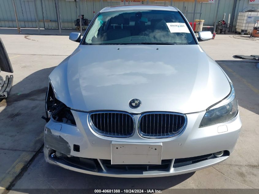 2005 BMW 545I VIN: WBANB33565CN66790 Lot: 40681388