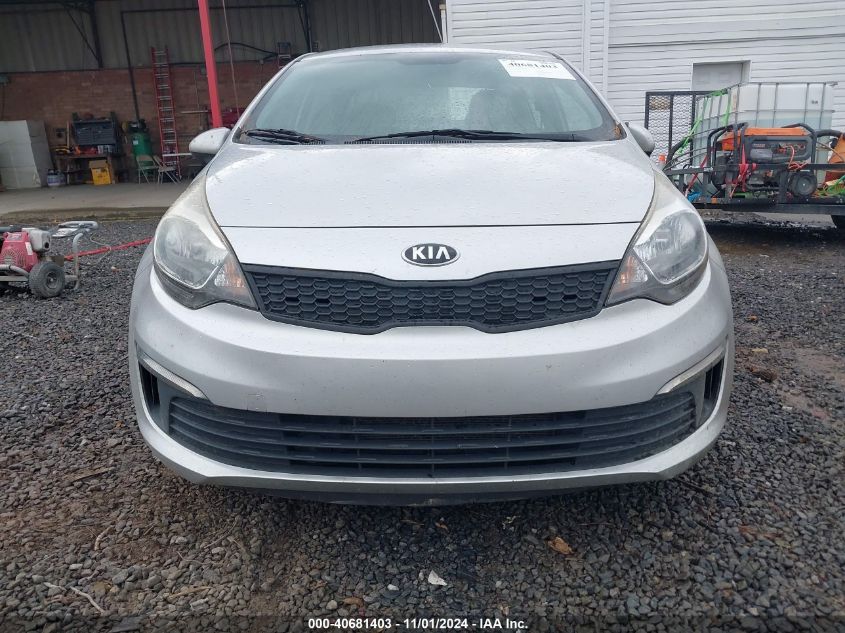 2016 Kia Rio Lx VIN: KNADM4A31G6663216 Lot: 40681403